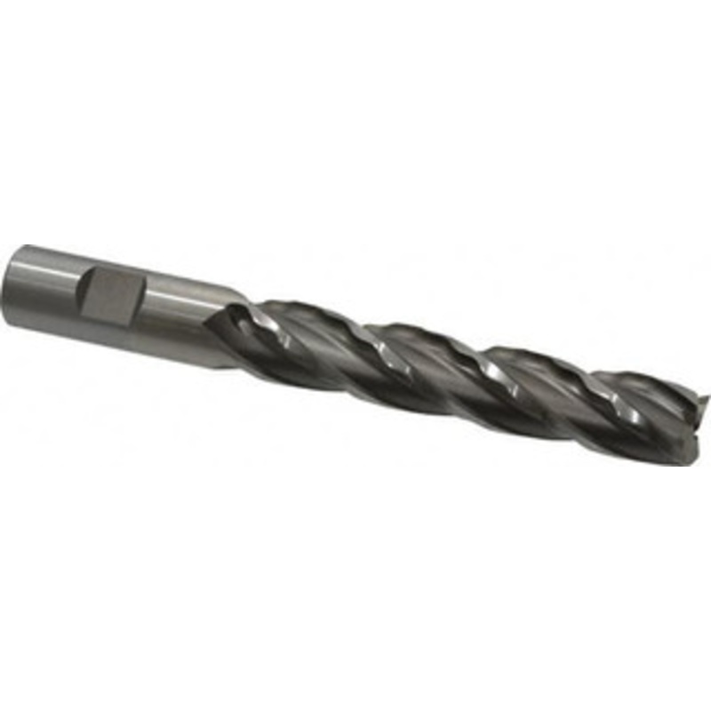 Weldon 3/4 Diam 4-Flute 30 High Speed Steel Square Roughing & Finishing End Mill Uncoated, 4 LOC, 6-1/4 OAL, 3/4 Shank Diam 65822-00-W – 81750499