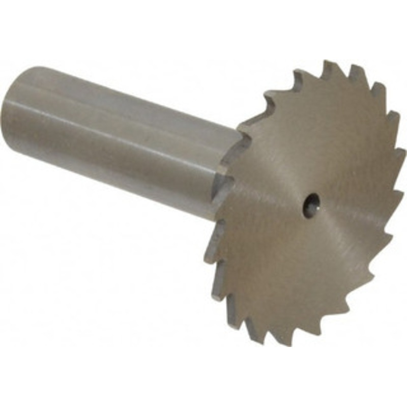 Whitney Tool 1-1/2 Cut Diam, 1/16 Cut Width, 1/2 Shank, Straight-Tooth Woodruff Keyseat Cutter Cobalt, Uncoated, 2-1/16 OAL, 20 Teeth 20234 – 43713411