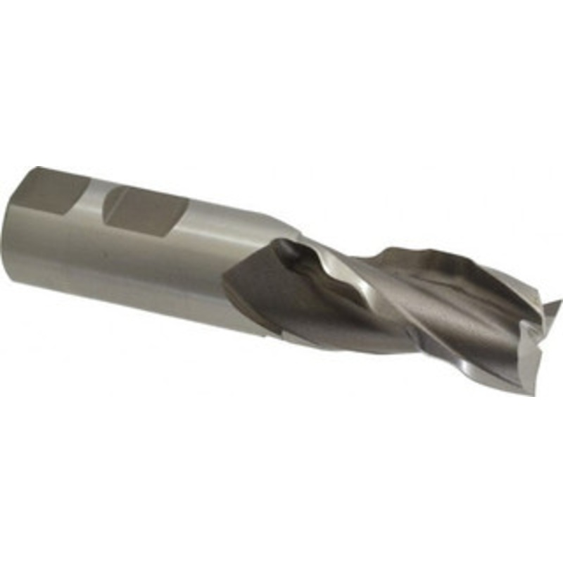 Weldon 1 Diam 3-Flute 30 High Speed Steel Square Roughing & Finishing End Mill Uncoated, 2 LOC, 4-1/2 OAL, 1 Shank Diam 65720-00-W – 81749616