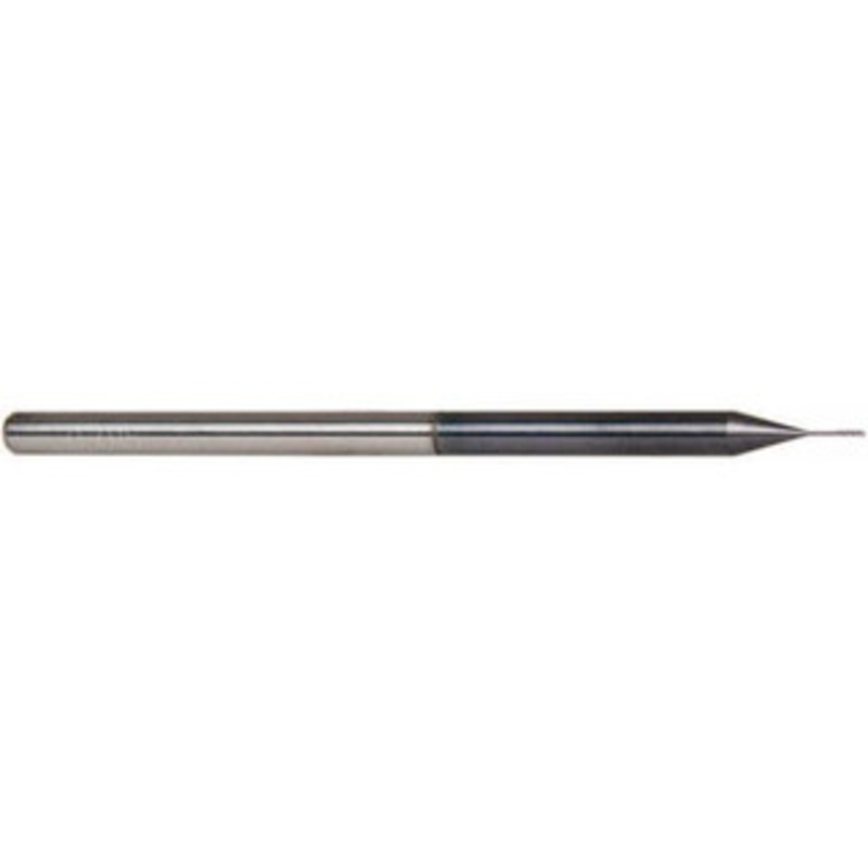 Accupro 0.015 Diam, 0.075 LOC, 3 Flute Solid Carbide Ball End Mill AlTiN Finish, Single End, 2-1/2 OAL, 1/8 Shank Diam, Spiral Flute AP58746447 – 58746447