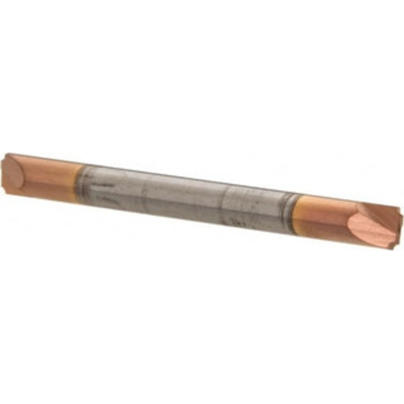 Accupro 0.015 Radius, 1/8 Diam, 2 Flute Solid Carbide Corner Rounding End Mill Double End, TiCN Finish, 1-1/2 OAL, 1/8 Shank Diam 12180301 – 08480782