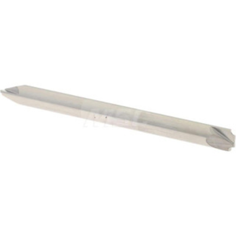 Accupro 0.02 Radius, 1/8 Diam, 2 Flute Solid Carbide Corner Rounding End Mill Double End, Uncoated, 1-1/2 OAL, 1/8 Shank Diam 12180303 – 01176734