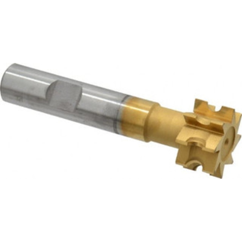 Whitney Tool 3/32 Radius, 7/8 Cut Diam, 3/16 Circle Diam, 1/2 Cut Width, 1/2 Shank, Concave Radius Cutter High Speed Steel, TiN Finish, 3 OAL, 8 Teeth, Profile Ground, Weldon Flat 15362 – 00069914