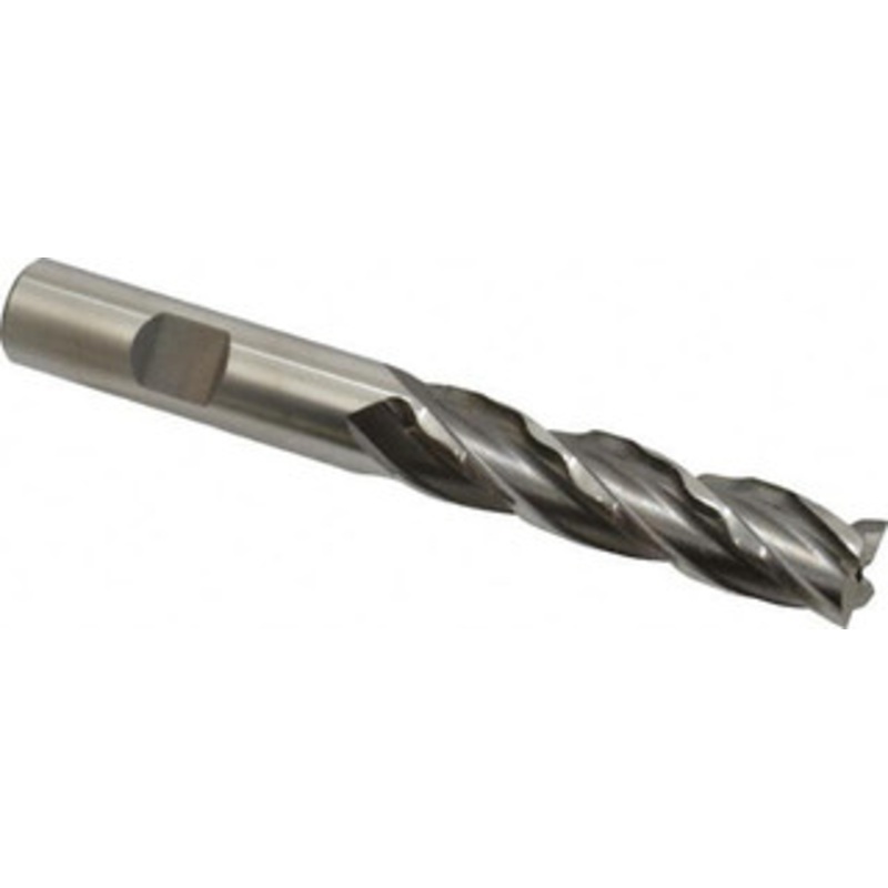 Weldon 1/2 Diam 4-Flute 30 High Speed Steel Square Roughing & Finishing End Mill Uncoated, 2 LOC, 4 OAL, 1/2 Shank Diam 65808-00-W – 81750333