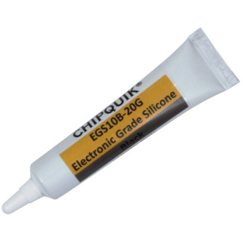Electronics Grade Silicone Adhesive Sealant (Black) 20g (0.7oz) Squeeze Tube