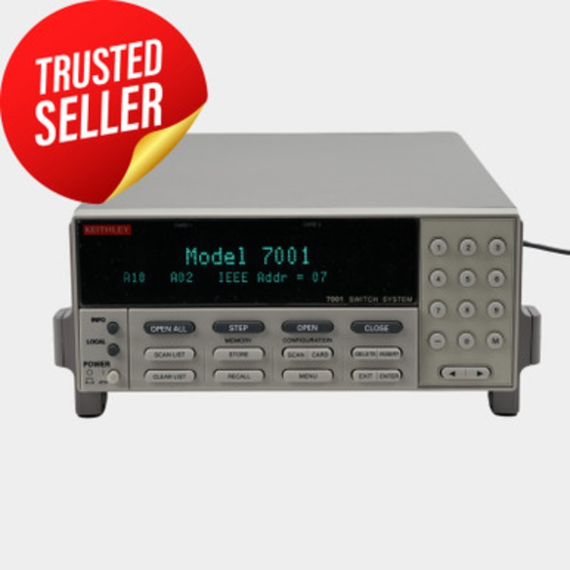 Keithley 7001 Switch/Control Mainframe  80-Channel, GPIB, Unused Open Box