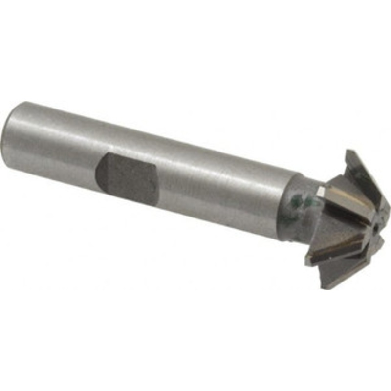 Whitney Tool 3/4 x 3/16 45 6-Tooth Carbide-Tipped Single-Angle Cutter Uncoated, Right Hand Cut, 2-1/8 OAL, 3/8 Shank Diam, Shank Connection, Weldon Flat 30097 – 03025772