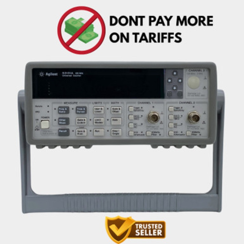 53131A Keysight / Agilent Universal Counter with High Stability Oven Option 010, GPIB, Full Calibration & More