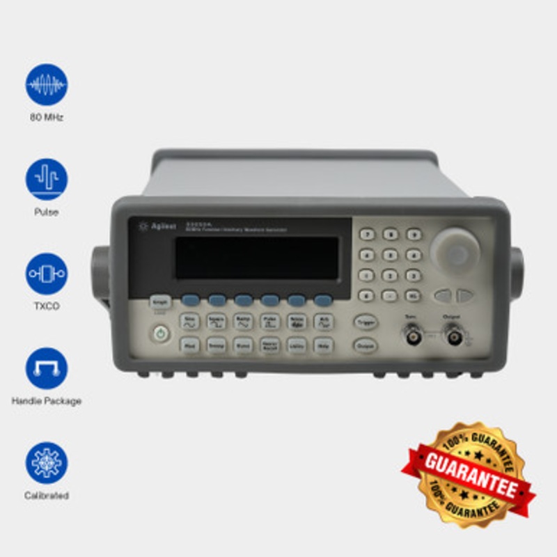 Agilent 33250A 80 MHz Function Arbitrary Waveform Generator, High Performance, Calibrated, Very Clean