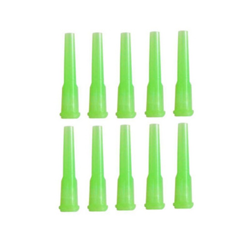 Dispensing Needles / Syringe Tips 10 Pack Conical Plastic (Tapered Tip, 1.25) (Luer Lock)