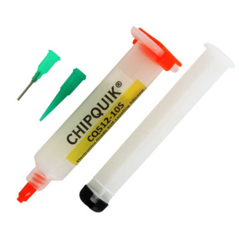 Electronics Grade Self-Leveling Silicone (Clear) 10g/10cc Syringe