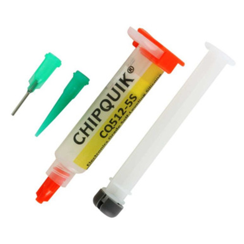 Electronics Grade Self-Leveling Silicone (Clear) 5g/5cc Syringe