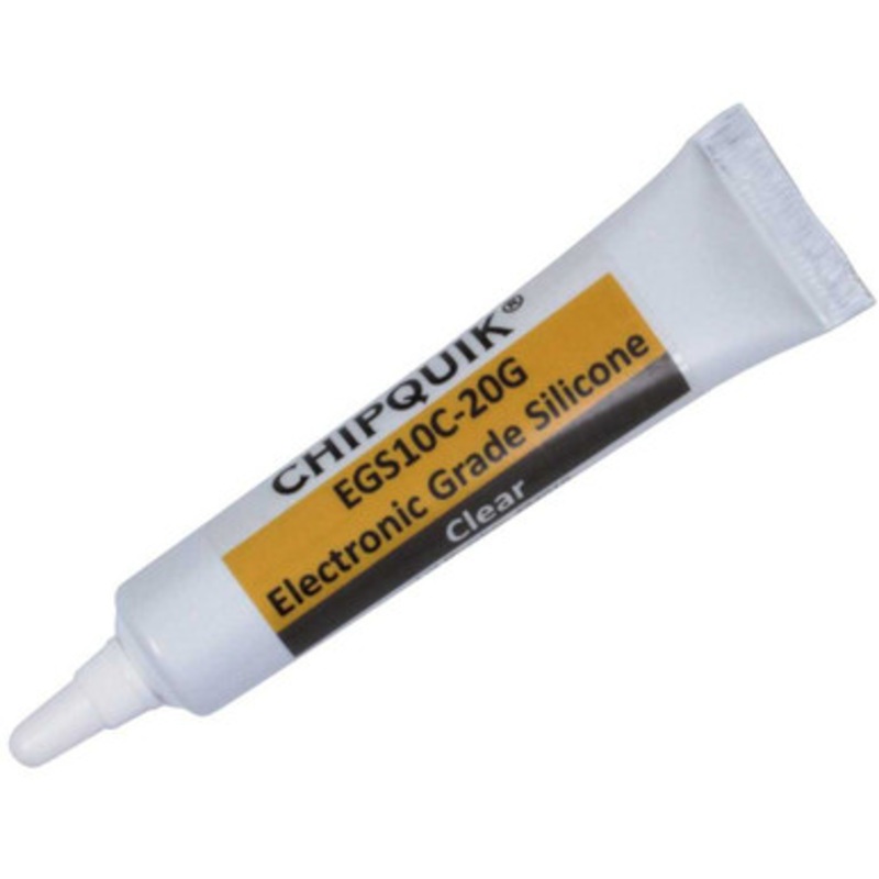 Electronics Grade Silicone Adhesive Sealant (Clear) 20g (0.7oz) Squeeze Tube
