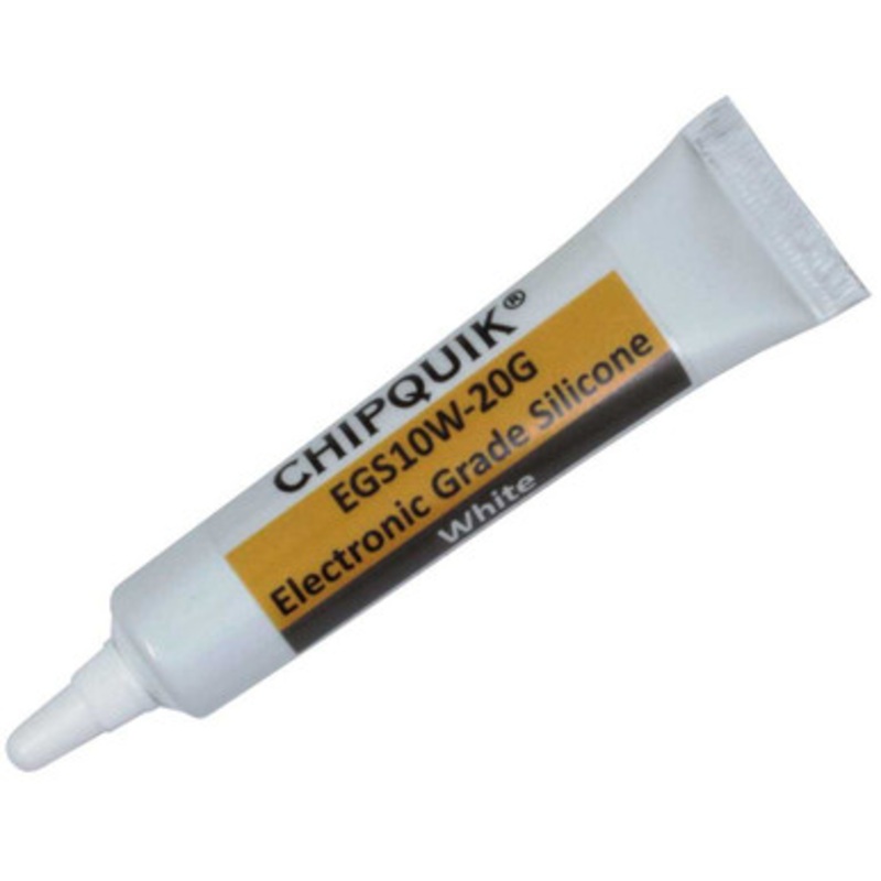 Electronics Grade Silicone Adhesive Sealant (White) 20g (0.7oz) Squeeze Tube