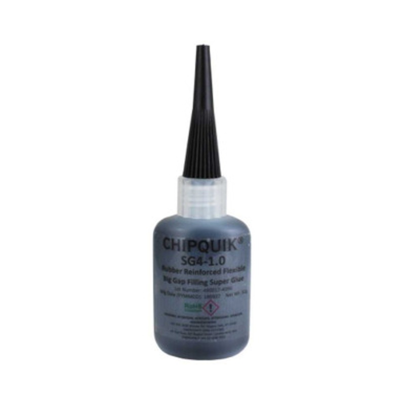 Rubber Reinforced Super Glue – Flexible Big Gap Filling 1.0oz – Cyanoacrylate (CA) Glue