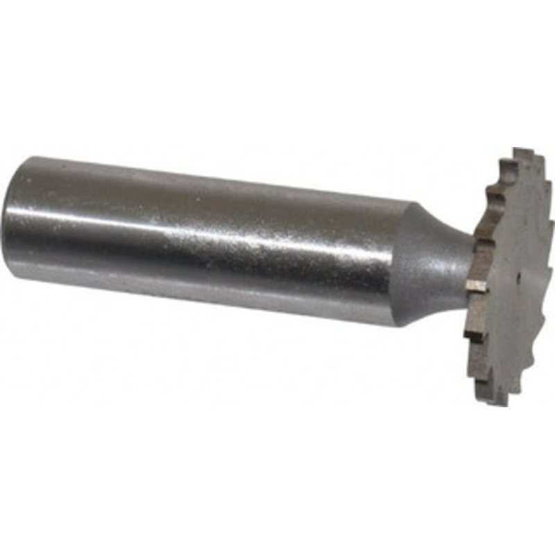 Whitney Tool 1 Cut Diam, 5/64 Cut Width, 1/2 Shank, Straight-Tooth Woodruff Keyseat Cutter Cobalt, Uncoated, 2.0781 OAL, 16 Teeth 20199 – 43713312
