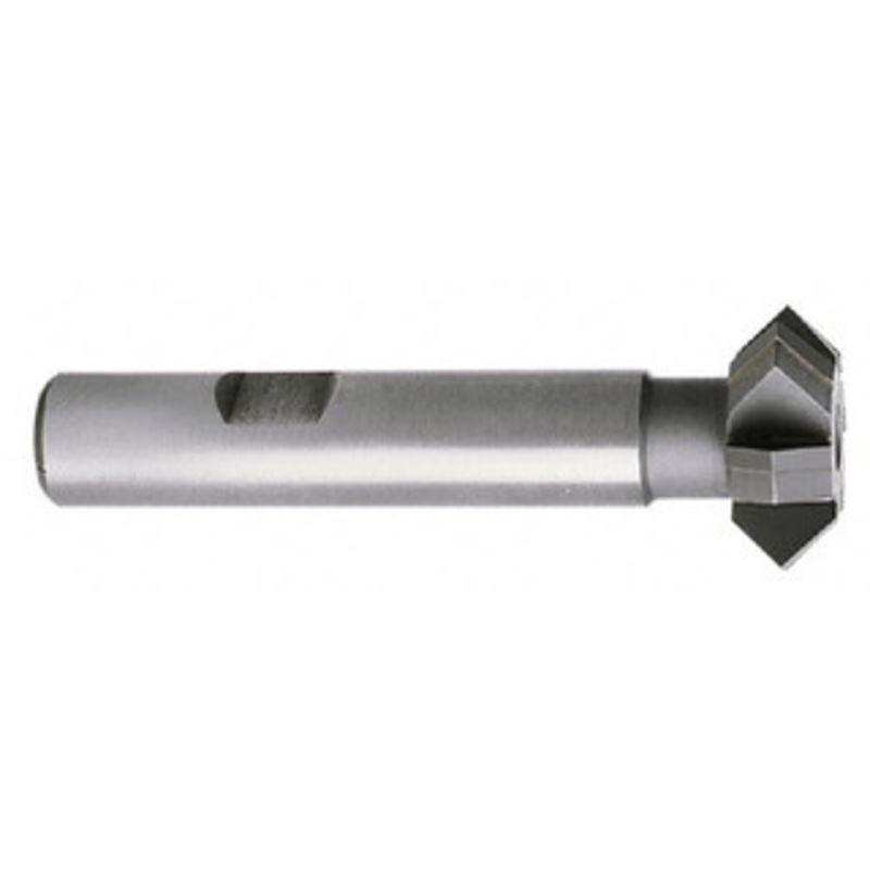 Whitney Tool 2-1/4 2-1/4 Cut Diam, 3/4 Cut Width, 7/8 Shank, Carbide-Tipped Double-Angle Cutter Uncoated, 6 Teeth, 4-5/32 OAL, Weldon Flat 30115 – 03025426