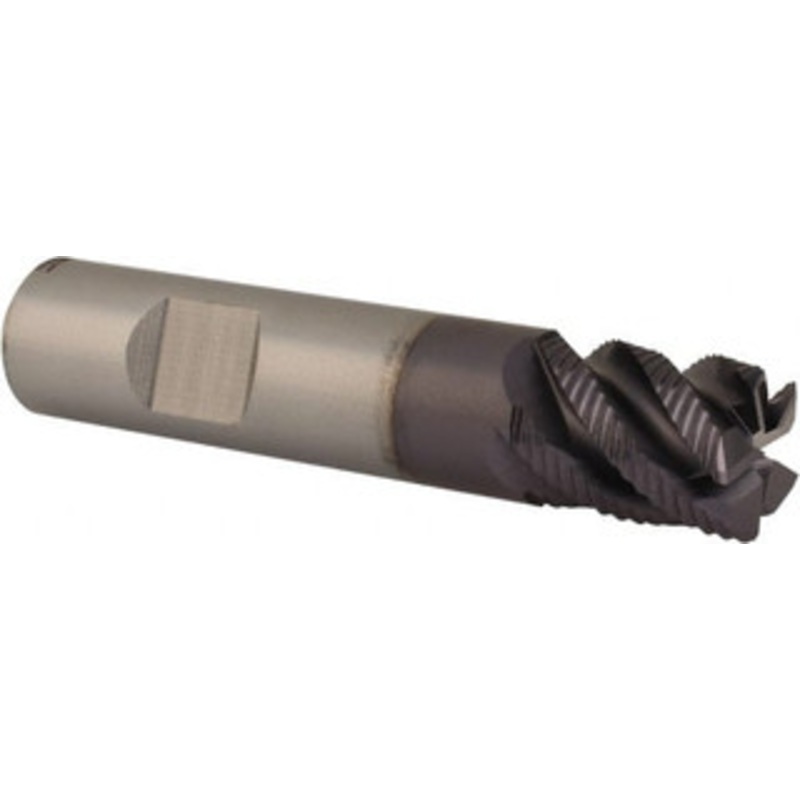 YG-1 1/2, 5/8 LOC, 1/2 Shank Diam, 2-1/2 OAL, 5 Flute, Solid Carbide Square End Mill Single End, TiAlN Finish, Spiral Flute, 45 Helix, Right Hand Cut, Right Hand Flute 81593TF – 58646993