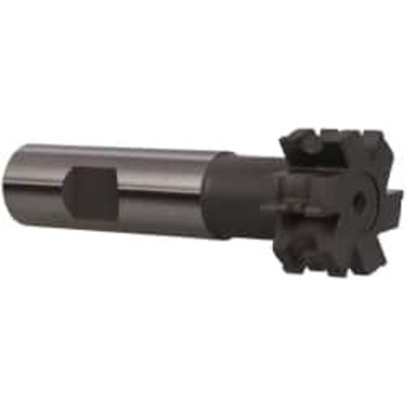 Whitney Tool 1/8 Radius, 1-1/4 Cut Diam, 1/4 Circle Diam, 9/16 Cut Width, 3/4 Shank, Concave Radius Cutter Carbide-Tipped, Uncoated, 3-1/2 OAL, 6 Teeth, Profile Ground, Weldon Flat 30293 – 01232842