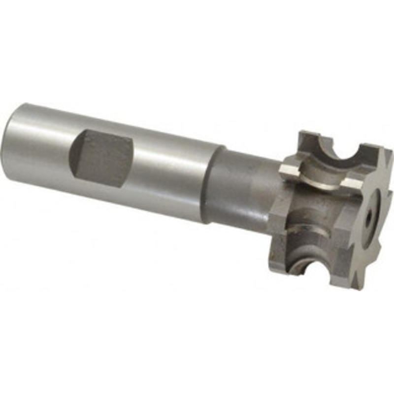 Whitney Tool 3/16 Radius, 1-3/8 Cut Diam, 3/8 Circle Diam, 3/4 Cut Width, 3/4 Shank, Concave Radius Cutter High Speed Steel, Uncoated, 3-1/2 OAL, 8 Teeth, Profile Ground, Weldon Flat 10365 – 03017613