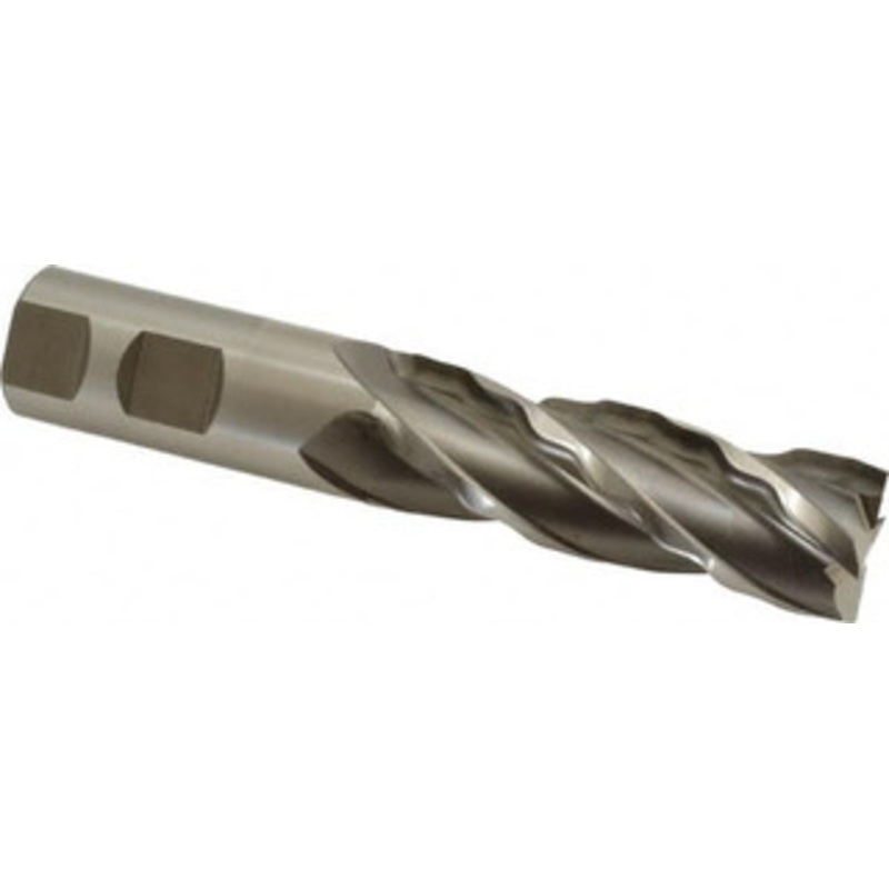 Weldon 1 Diam 4-Flute 30 High Speed Steel Square Roughing & Finishing End Mill Uncoated, 3 LOC, 5-1/2 OAL, 1 Shank Diam, Regular Length 66132-00-W – 81752644