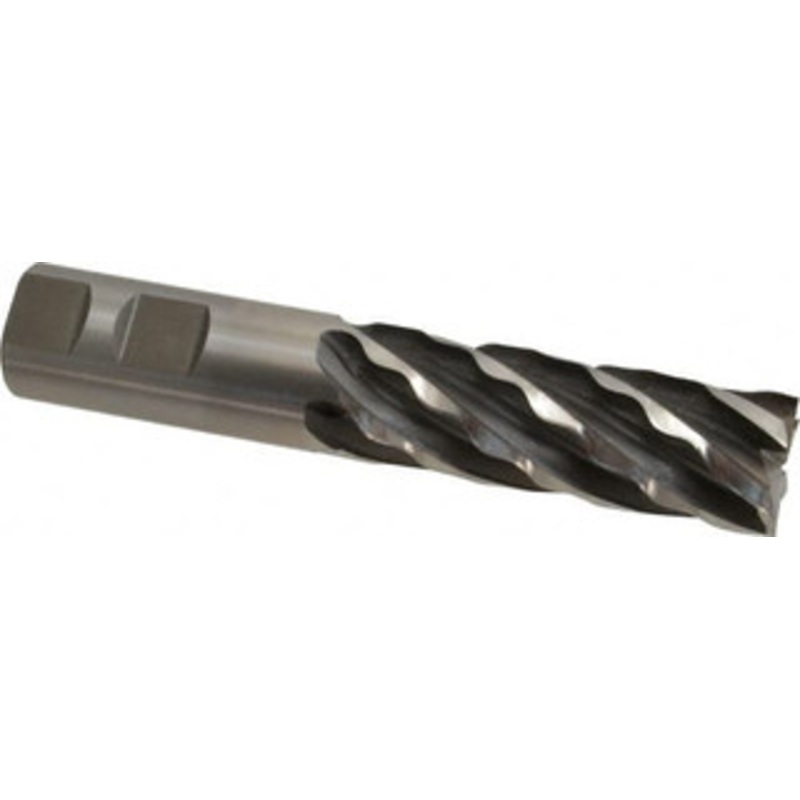 Weldon 1 Diam 6-Flute 30 Cobalt Square Roughing & Finishing End Mill Uncoated, 3 LOC, 5-1/2 OAL, 1 Shank Diam 66404-00-W – 81753642