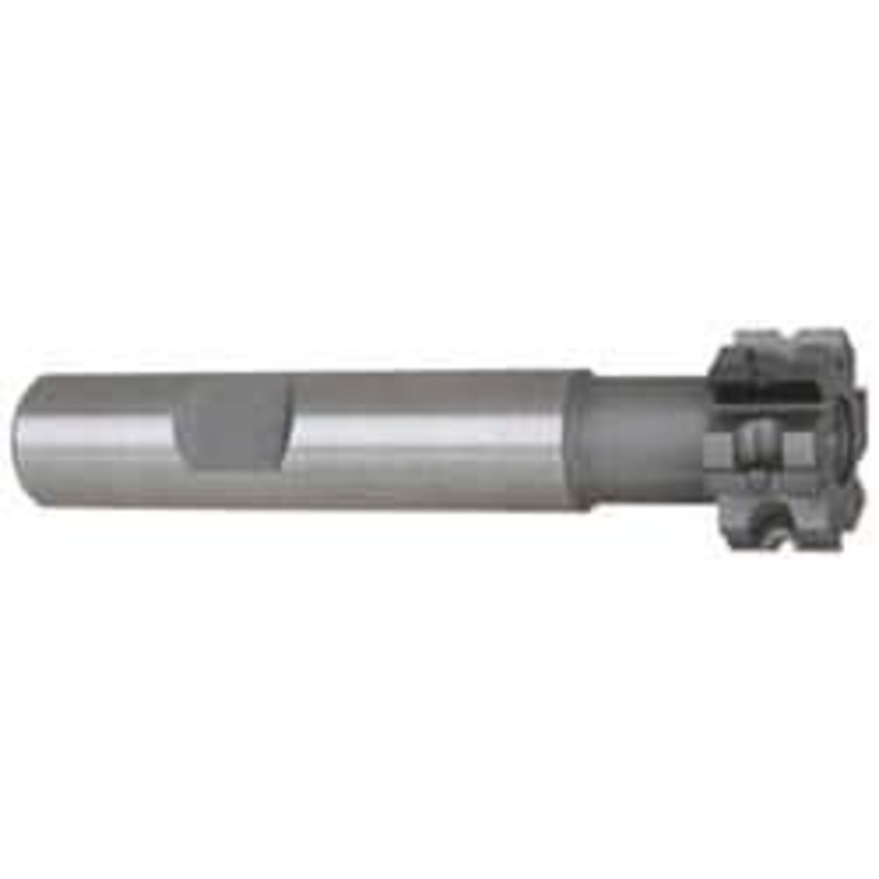 Whitney Tool 5/16 Radius, 1-3/4 Cut Diam, 5/8 Circle Diam, 1-1/8 Cut Width, 3/4 Shank, Concave Radius Cutter Carbide-Tipped, Uncoated, 4 OAL, 6 Teeth, Profile Ground, Weldon Flat 30297 – 01232883