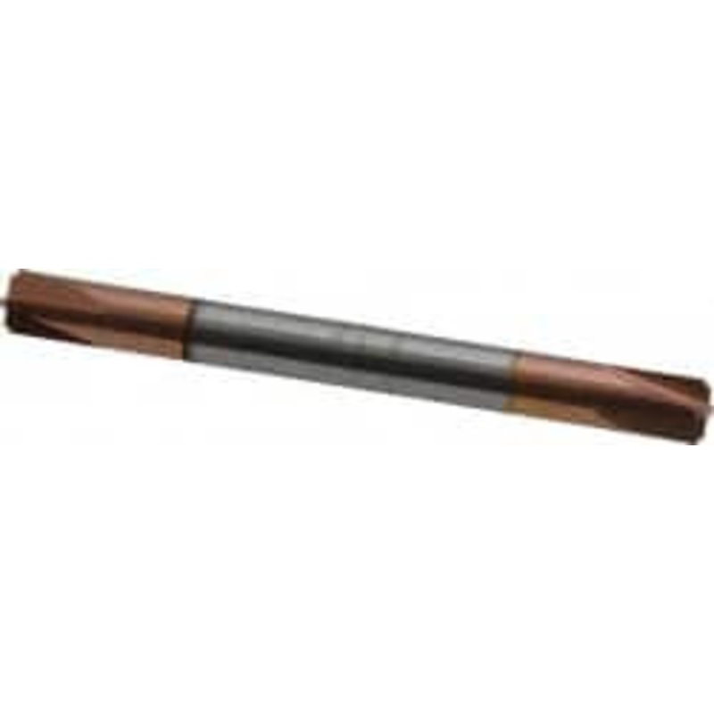 Accupro 0.015 Radius, 3/16 Diam, 4 Flute Solid Carbide Corner Rounding End Mill Double End, TiCN Finish, 2 OAL, 3/16 Shank Diam 12180364 – 07339203