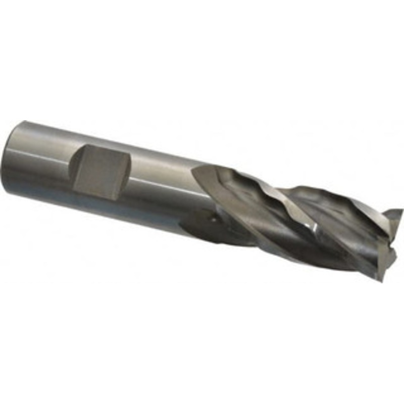 Weldon 3/4 Diam 4-Flute 30 Cobalt Square Roughing & Finishing End Mill Uncoated, 1-5/8 LOC, 3-7/8 OAL, 3/4 Shank Diam 66318-00-W – 81753485