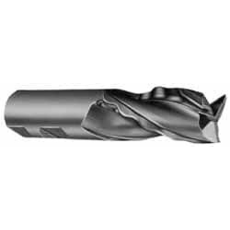 Weldon 5/8 Diam 3-Flute 30 High Speed Steel Square Roughing & Finishing End Mill Uncoated, 4 LOC, 6-1/8 OAL, 5/8 Shank Diam 65712-00-W – 81749418