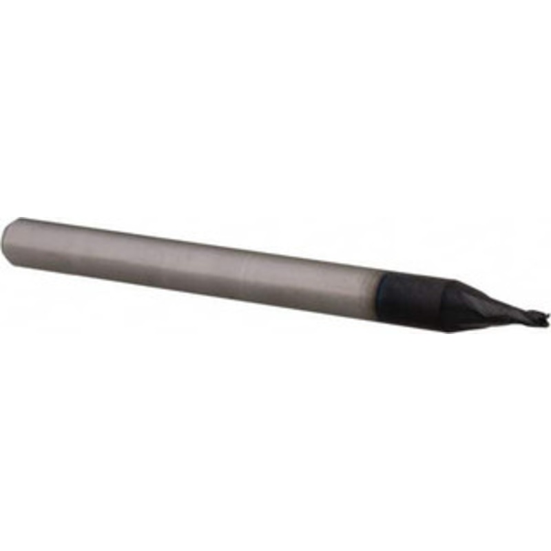 Accupro 0.04, 0.06 LOC, 1/8 Shank Diam, 1-1/2 OAL, 4 Flute, Solid Carbide Square End Mill Single End, AlTiN Finish, Spiral Flute, 30 Helix, Centercutting, Right Hand Cut, Right Hand Flute, Series Miniature 6502308 – 62777743