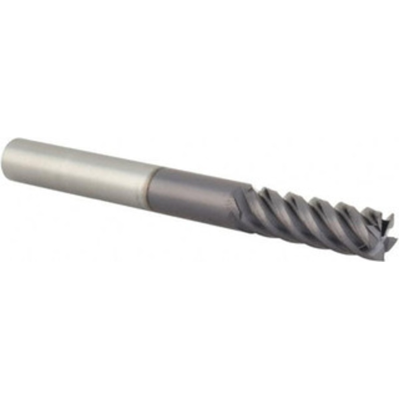 YG-1 1/4, 3/4 LOC, 1/4 Shank Diam, 2-1/2 OAL, 5 Flute, Solid Carbide Square End Mill Single End, TiAlN Finish, Spiral Flute, 45 Helix, Right Hand Cut, Right Hand Flute 86573TF – 79094405