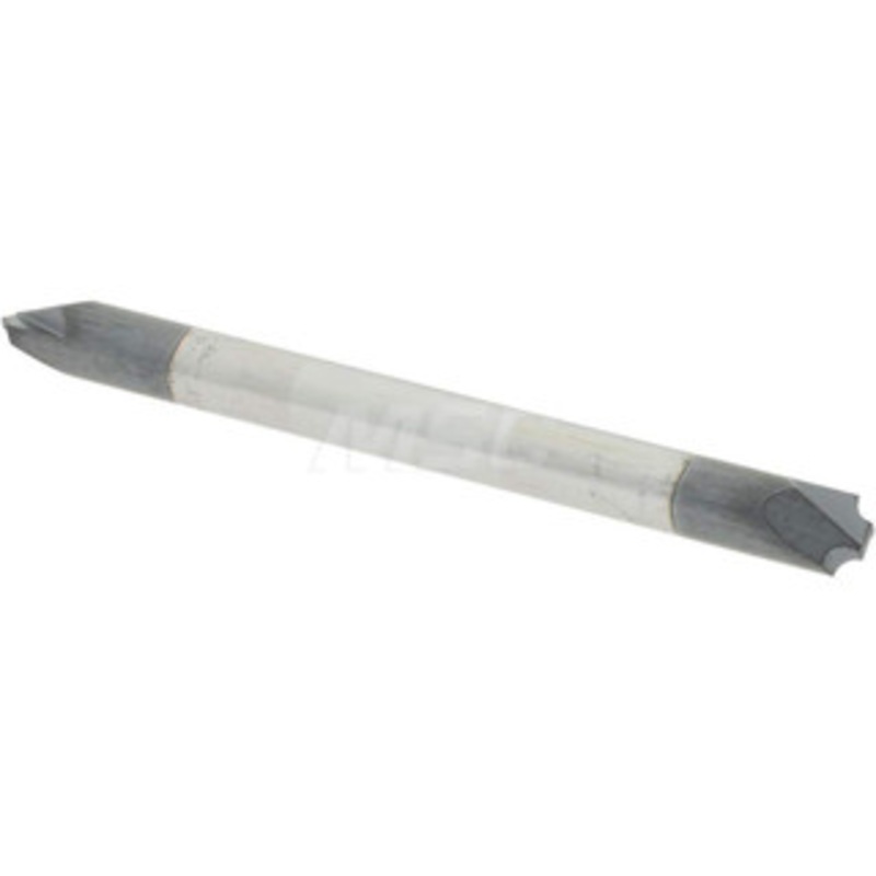 Accupro 0.031 Radius, 1/8 Diam, 2 Flute Solid Carbide Corner Rounding End Mill Double End, AlTiN Finish, 1-1/2 OAL, 1/8 Shank Diam 12180311 – 08480857