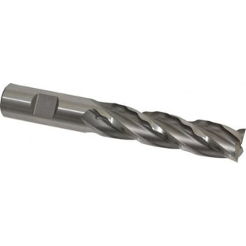 Weldon 3/4 Diam 4-Flute 30 High Speed Steel Square Roughing & Finishing End Mill Uncoated, 3 LOC, 5-1/4 OAL, 3/4 Shank Diam 65820-00-W – 81750481