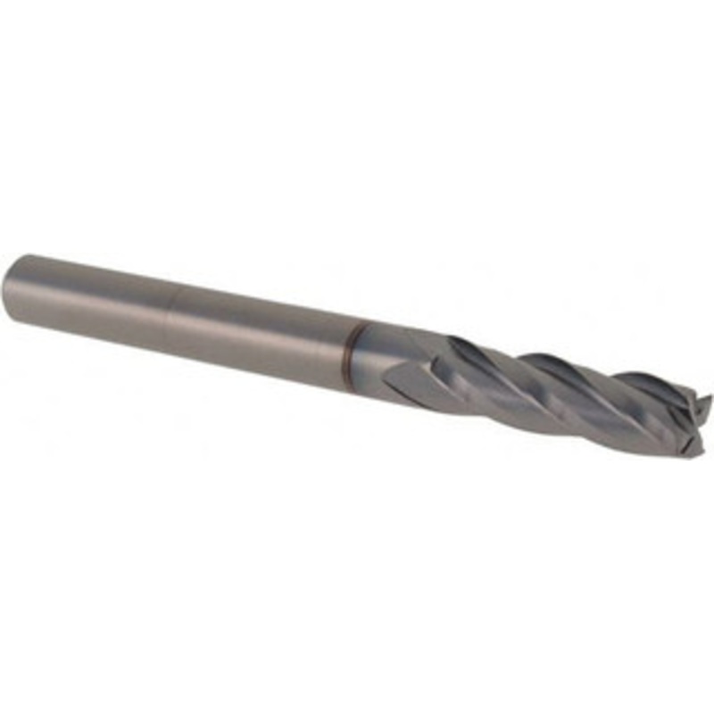 YG-1 3/16, 5/8 LOC, 3/16 Shank Diam, 2 OAL, 4 Flute, Solid Carbide Square End Mill Single End, TiCN Finish, Spiral Flute, 30 Helix, Right Hand Cut, Right Hand Flute 07565TC – 56594765
