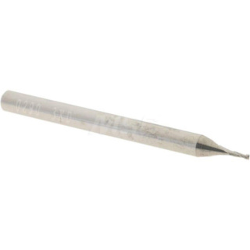 Accupro 0.029, 0.087 LOC, 1/8 Shank Diam, 1-1/2 OAL, 2 Flute, Solid Carbide Square End Mill Single End, Uncoated, Spiral Flute, 30 Helix, Centercutting, Right Hand Cut, Right Hand Flute, Series Miniature 6500056 – 37289642