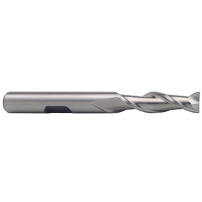Weldon Ski-Kut 2 Flute H.S.S. Roughing End Mill, 7/8 Size, 7/8 Shank Diameter, 1-7/8 Length of Cut, 4-1/8 Overall Length