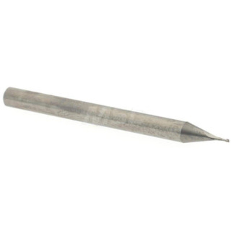 Accupro 0.019, 0.057 LOC, 1/8 Shank Diam, 1-1/2 OAL, 2 Flute, Solid Carbide Square End Mill Single End, Uncoated, Spiral Flute, 30 Helix, Centercutting, Right Hand Cut, Right Hand Flute, Series Miniature 6500033 – 37289543