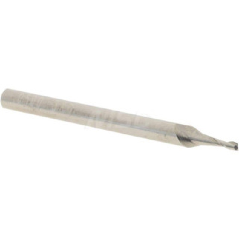 Accupro 0.05, 0.15 LOC, 1/8 Shank Diam, 1-1/2 OAL, 2 Flute, Solid Carbide Square End Mill Single End, Uncoated, Spiral Flute, 30 Helix, Centercutting, Right Hand Cut, Right Hand Flute, Series Miniature 6500084 – 37289733