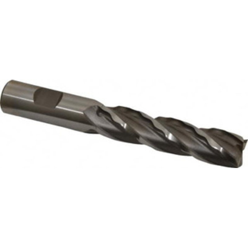 Weldon 3/4 Diam 4-Flute 30 High Speed Steel Square Roughing & Finishing End Mill Uncoated, 3 LOC, 5-1/4 OAL, 3/4 Shank Diam, Regular Length 66120-00-W – 81752495