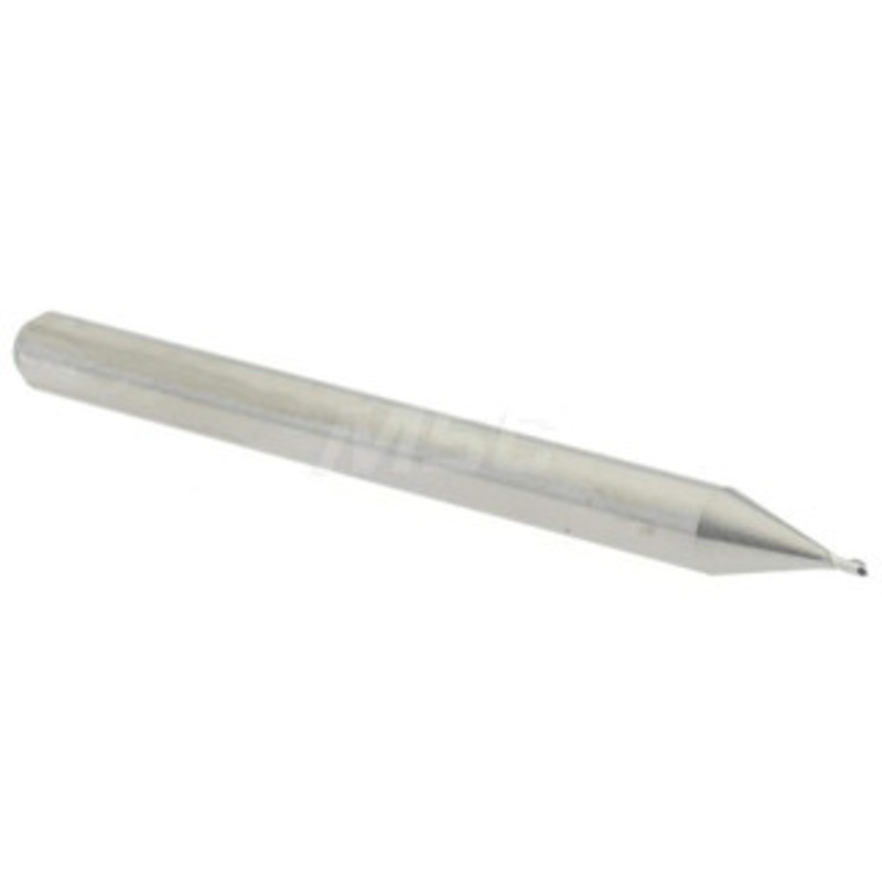 Accupro 0.023, 0.035 LOC, 1/8 Shank Diam, 1-1/2 OAL, 2 Flute, Solid Carbide Square End Mill Single End, Uncoated, Spiral Flute, 30 Helix, Centercutting, Right Hand Cut, Right Hand Flute, Series Miniature 6500275 – 37290558