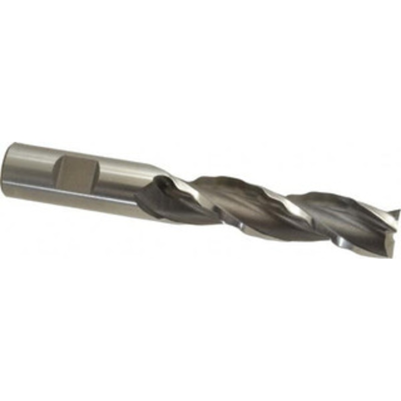 Weldon 3/4 Diam 3-Flute 30 High Speed Steel Square Roughing & Finishing End Mill Uncoated, 3 LOC, 5-1/4 OAL, 3/4 Shank Diam 65716-00-W – 81749483