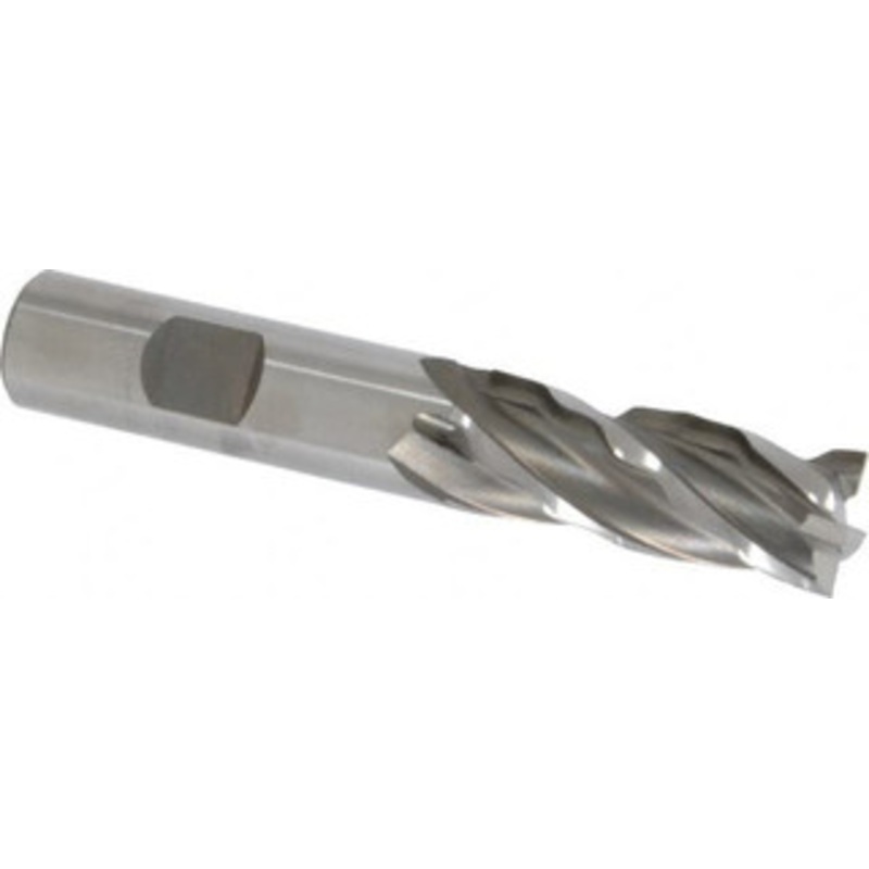 Weldon 5/8 Diam 4-Flute 30 High Speed Steel Square Roughing & Finishing End Mill Uncoated, 1-5/8 LOC, 3-3/4 OAL, 5/8 Shank Diam, Regular Length 66112-00-W – 81752404