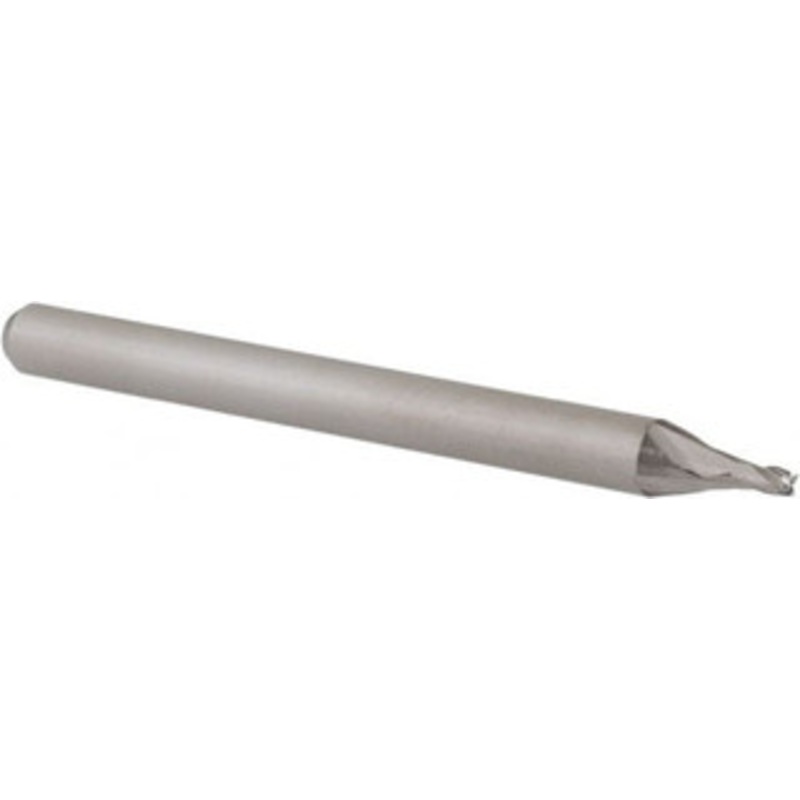 Accupro 0.045, 0.067 LOC, 1/8 Shank Diam, 1-1/2 OAL, 4 Flute, Solid Carbide Square End Mill Single End, Uncoated, Spiral Flute, 30 Helix, Centercutting, Right Hand Cut, Right Hand Flute, Series Miniature 6502309 – 62777693
