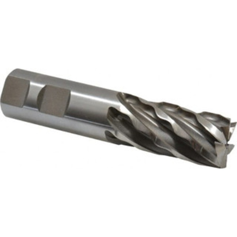Weldon 1 Diam 6-Flute 30 Cobalt Square Roughing & Finishing End Mill Uncoated, 2 LOC, 4-1/2 OAL, 1 Shank Diam 66402-00-W – 81753634