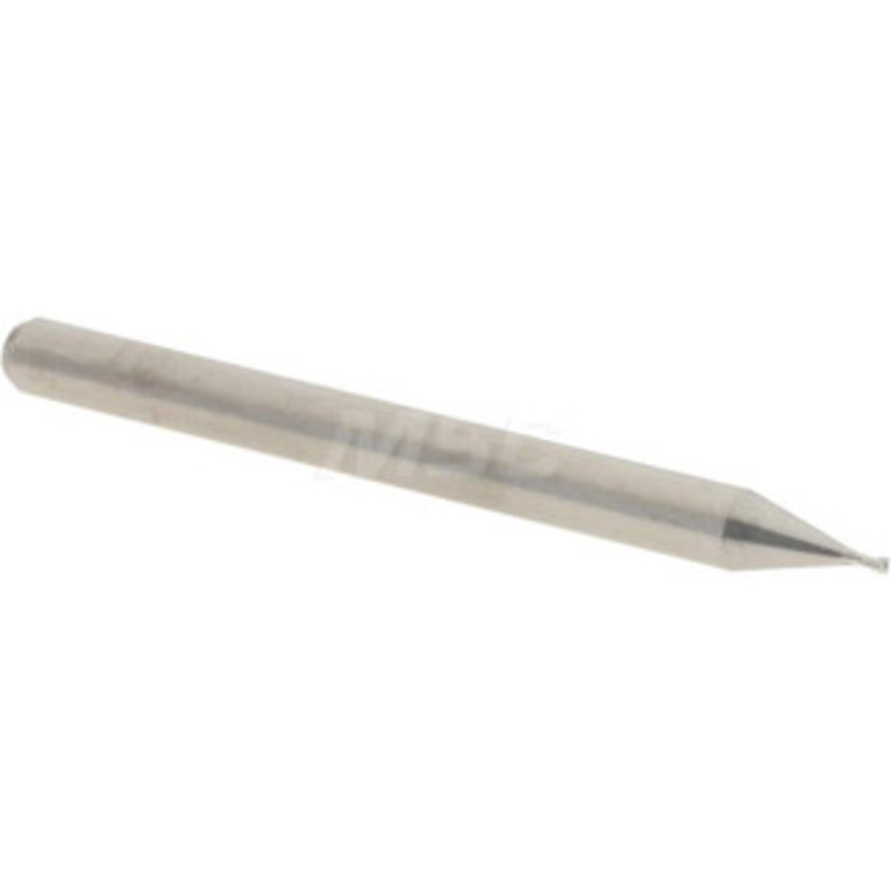 Accupro 0.025, 0.038 LOC, 1/8 Shank Diam, 1-1/2 OAL, 2 Flute, Solid Carbide Square End Mill Single End, Uncoated, Spiral Flute, 30 Helix, Centercutting, Right Hand Cut, Right Hand Flute, Series Miniature 6500280 – 37290574