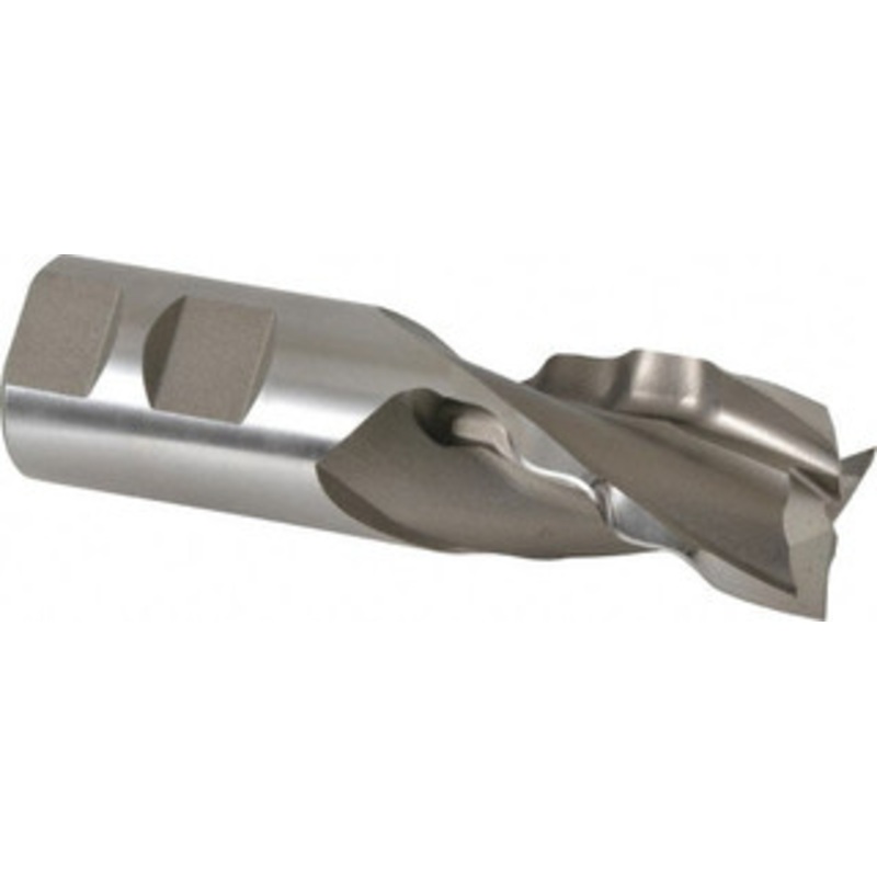 Weldon 1-1/4 Diam 3-Flute 30 High Speed Steel Square Roughing & Finishing End Mill Uncoated, 2 LOC, 4-1/2 OAL, 1-1/4 Shank Diam 65728-00-W – 81749715