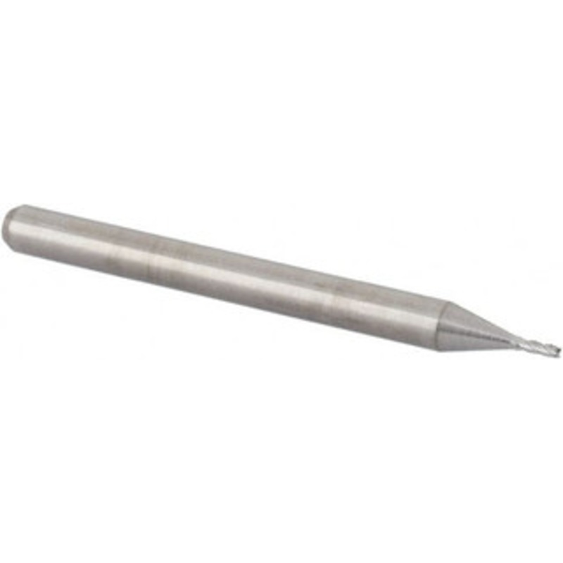 Accupro 0.033, 0.099 LOC, 1/8 Shank Diam, 1-1/2 OAL, 4 Flute, Solid Carbide Square End Mill Single End, Uncoated, Spiral Flute, 30 Helix, Centercutting, Right Hand Cut, Right Hand Flute, Series Miniature 6501916 – 62777040