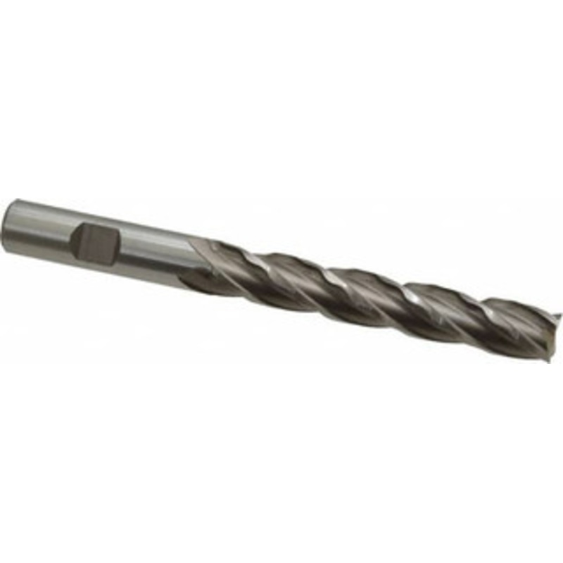 Weldon 1/2 Diam 4-Flute 30 High Speed Steel Square Roughing & Finishing End Mill Uncoated, 3 LOC, 5 OAL, 1/2 Shank Diam, Regular Length 66110-00-W – 81752347