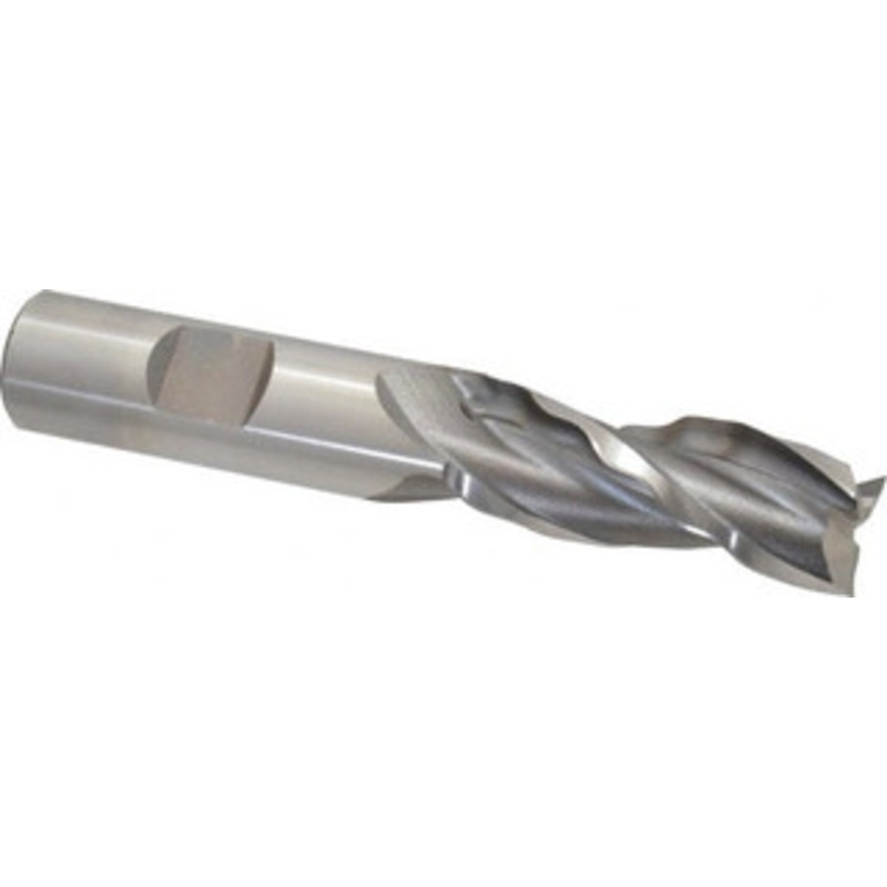 Weldon 5/8 Diam 3-Flute 30 High Speed Steel Square Roughing & Finishing End Mill Uncoated, 1-5/8 LOC, 3-3/4 OAL, 5/8 Shank Diam 65708-00-W – 81749392
